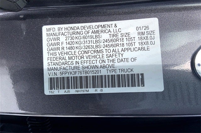 2026 Honda Ridgeline TrailSport+