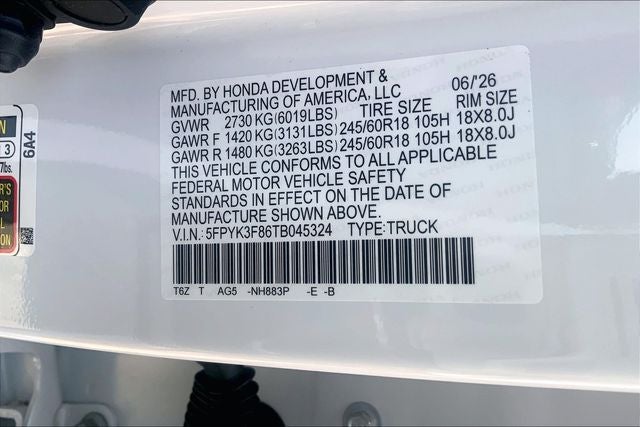 2026 Honda Ridgeline Black Edition