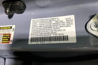 2026 Honda Ridgeline Black Edition