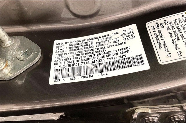 2010 Honda CR-V EX-L