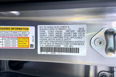 2026 Honda CR-V LX InStock