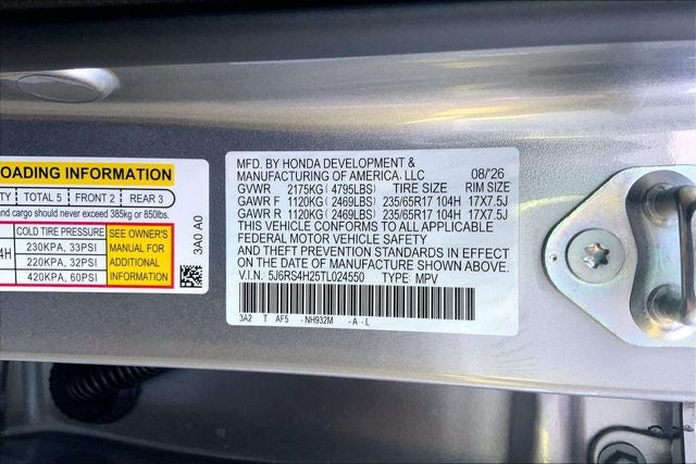 2026 Honda CR-V LX InStock