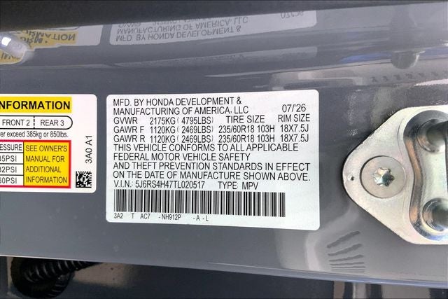 2026 Honda CR-V EX InStock