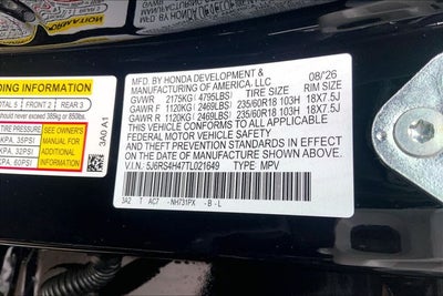 2026 Honda CR-V EX InStock
