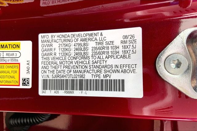 2026 Honda CR-V EX-L InStock