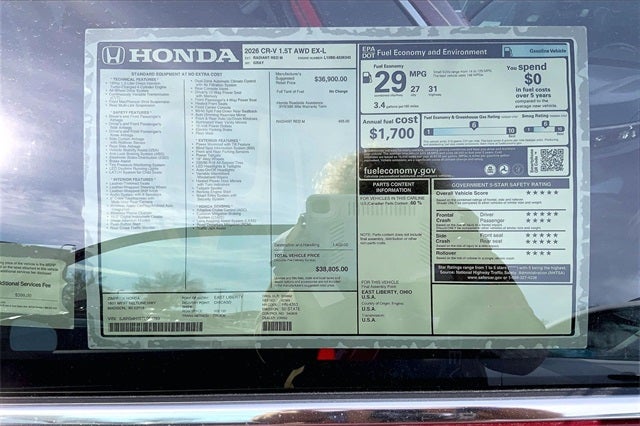 2026 Honda CR-V EX-L