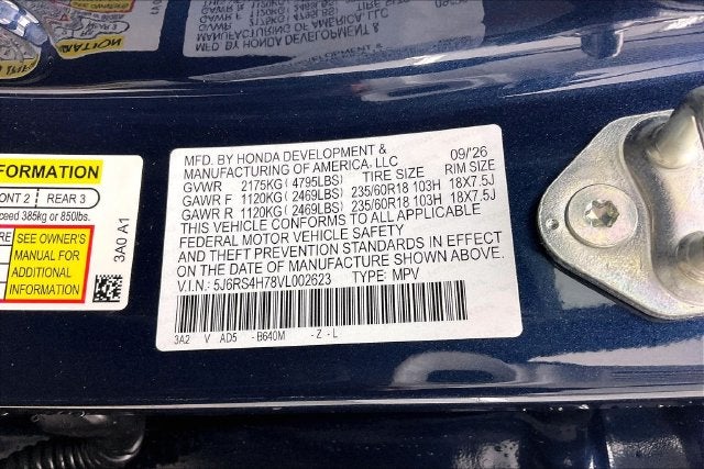 2027 Honda CR-V EX-L InStock