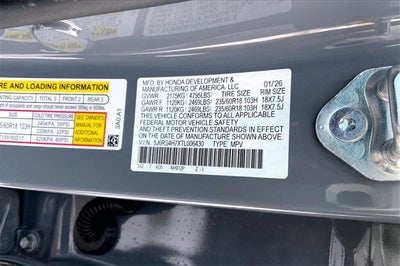 2026 Honda CR-V EX-L