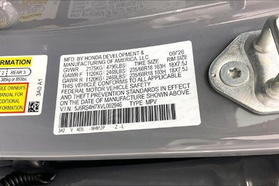 2027 Honda CR-V EX-L InStock