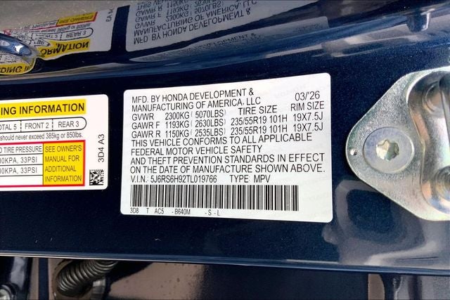 2026 Honda CR-V Hybrid Sport Touring