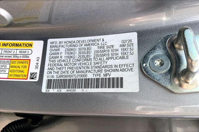 2026 Honda CR-V Hybrid Sport Touring