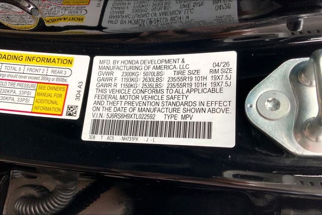 2026 Honda CR-V Hybrid Sport Touring