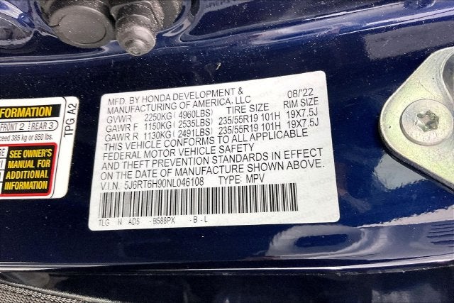 2022 Honda CR-V Hybrid Touring