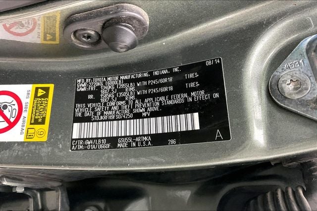 2015 Toyota Highlander XLE V6