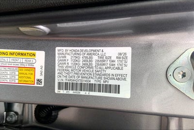 2026 Honda CR-V LX InStock
