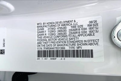 2026 Honda CR-V EX InStock