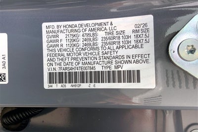 2026 Honda CR-V EX-L