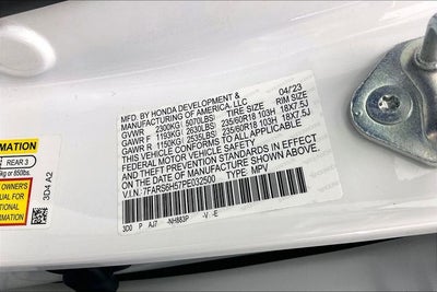 2023 Honda CR-V Hybrid Sport