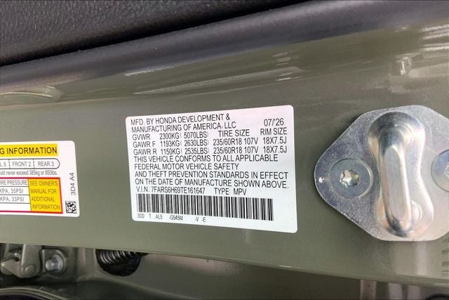 2026 Honda CR-V Hybrid TrailSport InStock