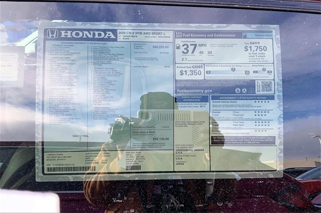 2026 Honda CR-V Hybrid Sport-L