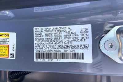 2026 Honda CR-V Hybrid Sport-L