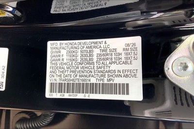 2026 Honda CR-V Hybrid Sport-L InStock
