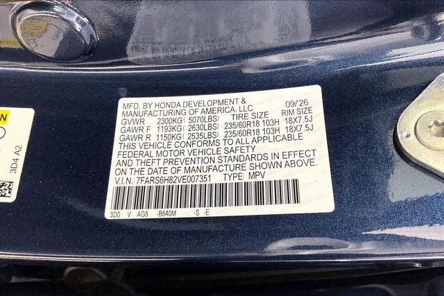 2027 Honda CR-V Hybrid Sport-L InStock