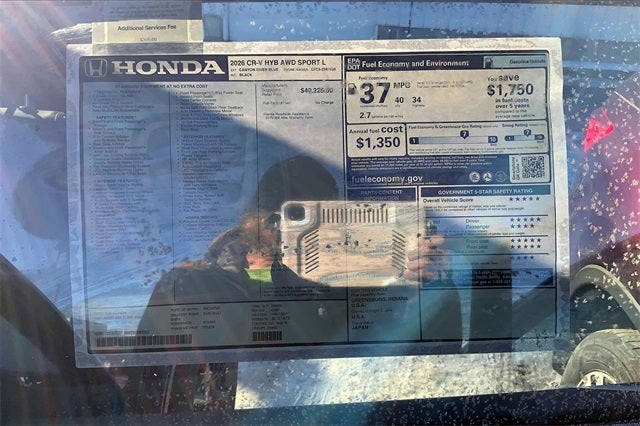 2026 Honda CR-V Hybrid Sport-L