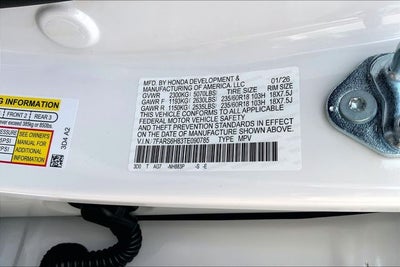 2026 Honda CR-V Hybrid Sport-L