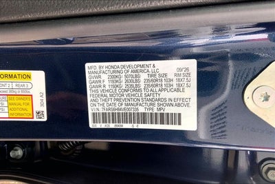 2027 Honda CR-V Hybrid Sport-L InStock