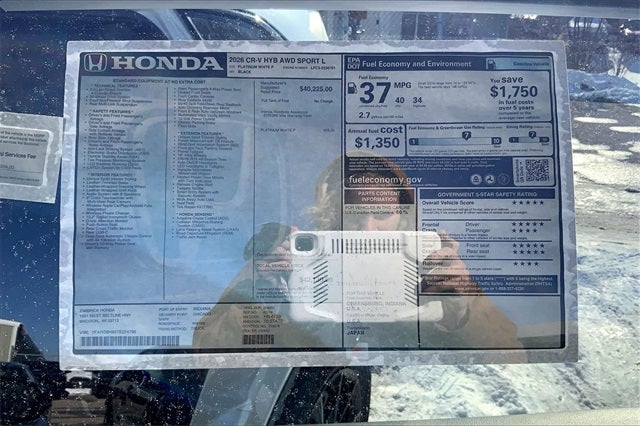 2026 Honda CR-V Hybrid Sport-L