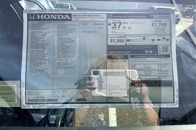 2026 Honda CR-V Hybrid Sport-L