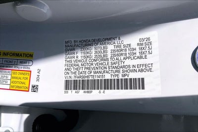 2026 Honda CR-V Hybrid Sport-L