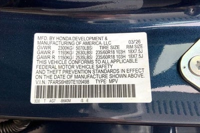 2026 Honda CR-V Hybrid Sport-L