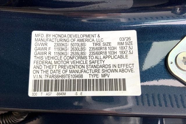 2026 Honda CR-V Hybrid Sport-L