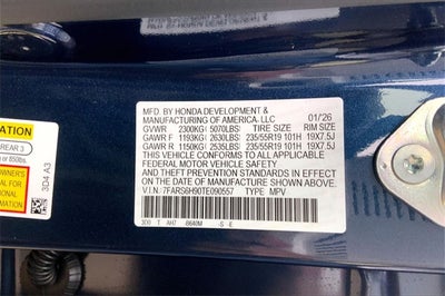 2026 Honda CR-V Hybrid Sport Touring