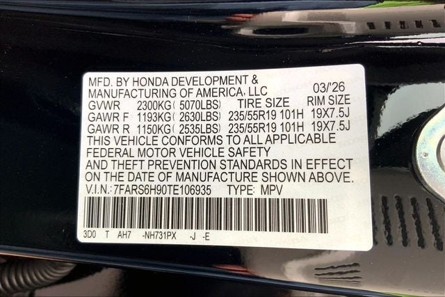 2026 Honda CR-V Hybrid Sport Touring