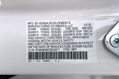 2026 Honda CR-V Hybrid Sport Touring