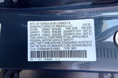 2026 Honda CR-V Hybrid Sport Touring