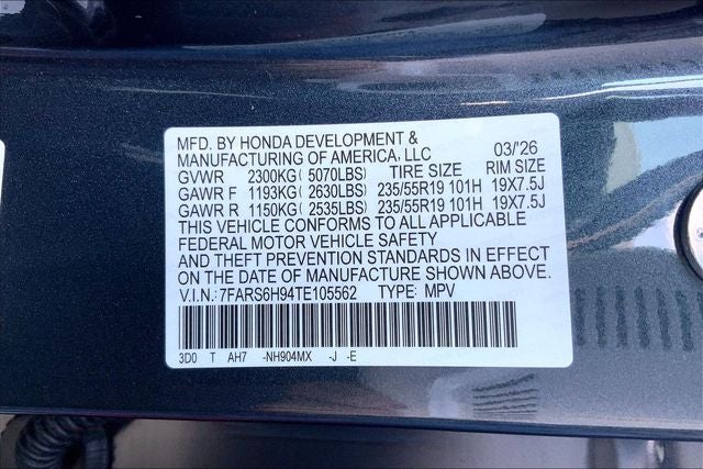 2026 Honda CR-V Hybrid Sport Touring