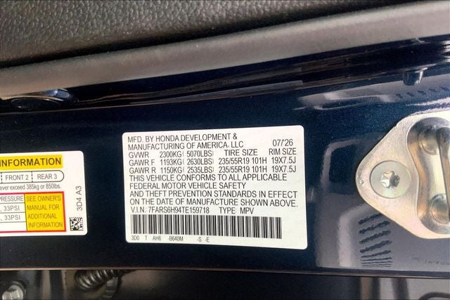 2026 Honda CR-V Hybrid Sport Touring