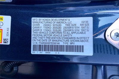 2026 Honda CR-V Hybrid Sport Touring