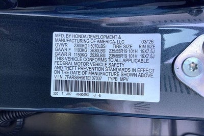 2026 Honda CR-V Hybrid Sport Touring