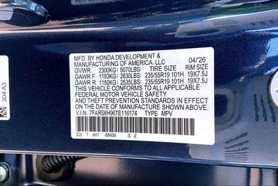 2026 Honda CR-V Hybrid Sport Touring