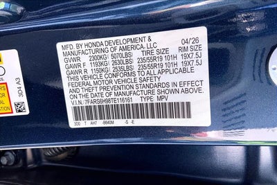 2026 Honda CR-V Hybrid Sport Touring