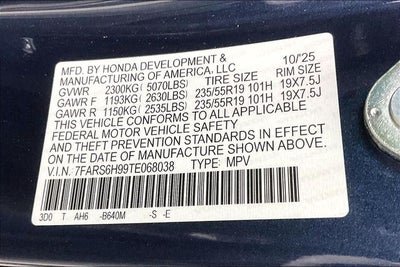 2026 Honda CR-V Hybrid Sport Touring