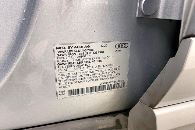 2021 Audi SQ5 Premium Plus quattro