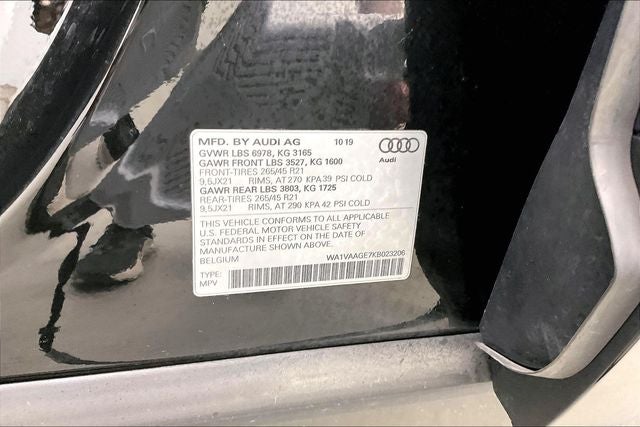 2019 Audi e-tron Prestige quattro