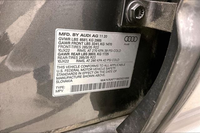 2021 Audi Q7 55 Prestige quattro