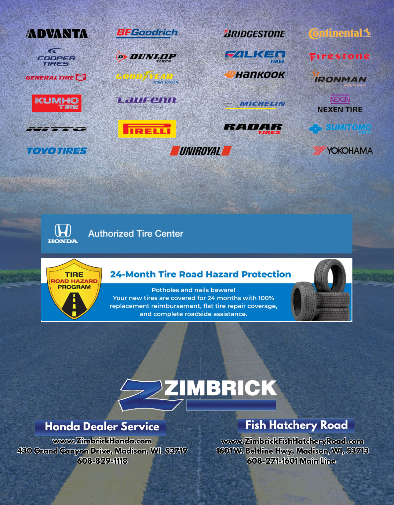 Tire Road Hazard Warranty